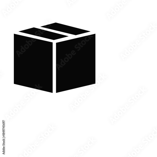 Delivery box icon. Empty open shipping box or unboxing line art. Carton boxes icon set. Stock vector. Vector illustration.Package, box, cardboard, delivery, parcel thin line icons.