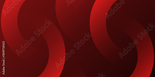 Abstract background with deep red flowing wave shapes and bold modern gradient texture.