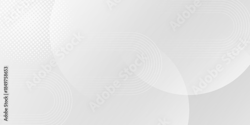 Abstract background with white smooth curved texture and minimal soft gradient style.