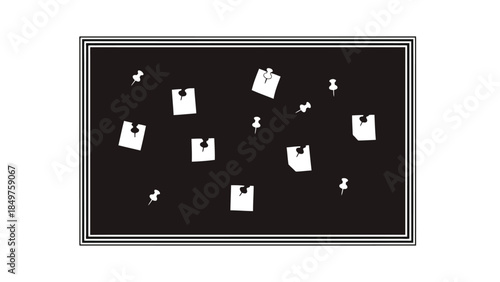 Minimalist black puzzle pieces flat design isolated on white background