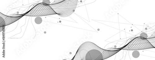 abstract digital wave with geometric shapes design representing advanced technology, innovation, futuristic concepts, ideal for visual communication background