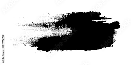 Vector grunge brush strokes texture rough black scratches for wallpaper, grunge texture background and artistic illustration, Brush stroke paint boxes on white background, Dry border in Black