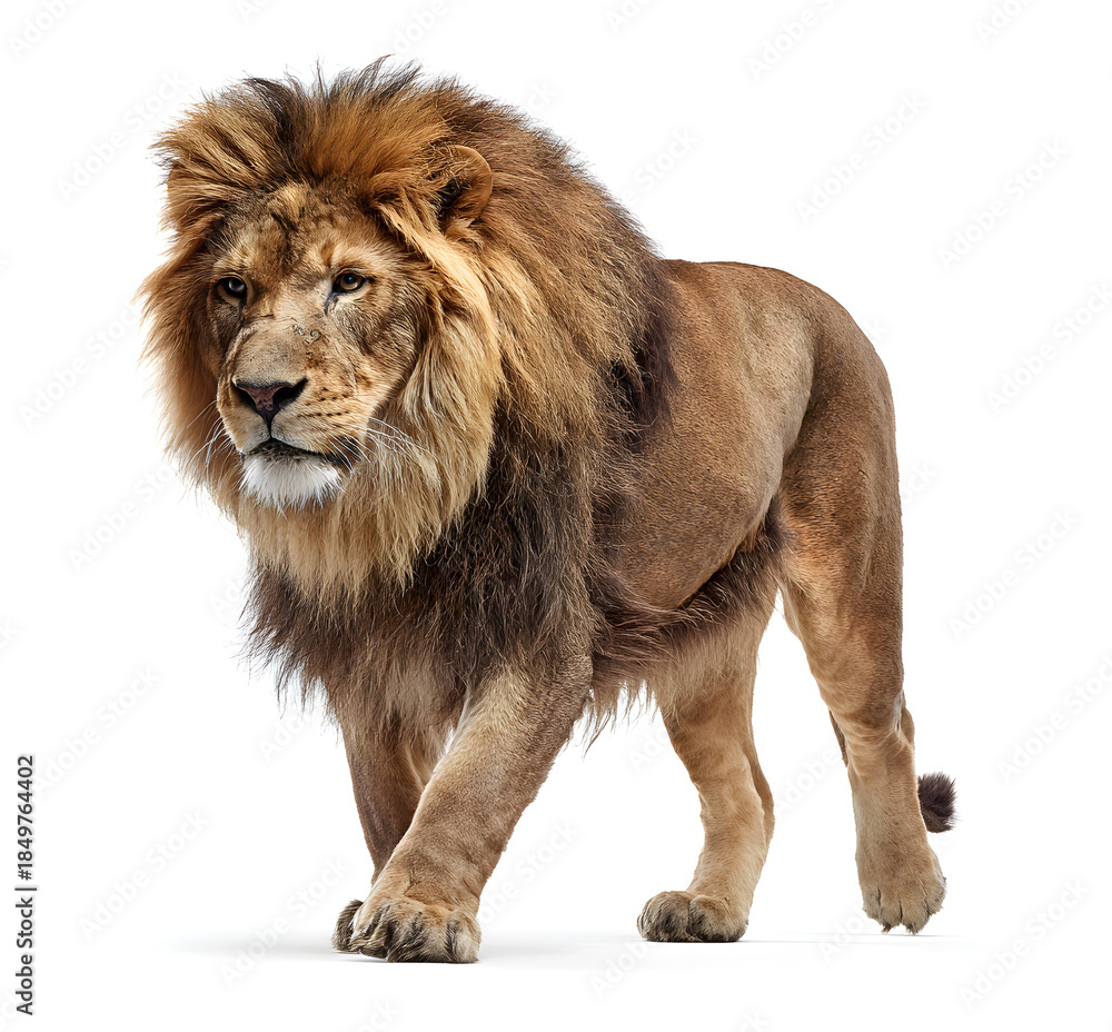 Obraz premium lion isolated