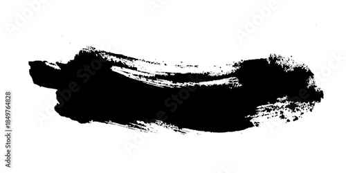 Vector grunge brush strokes texture rough black scratches for wallpaper, grunge texture background and artistic illustration, Brush stroke paint boxes on white background, Dry border in Black