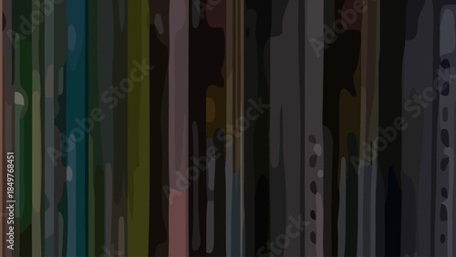 Abstract art background with colorful style and unique shapes