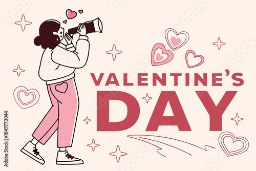 ig stories graphic with happy valentine s day