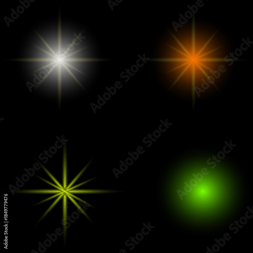 abstract background with stars