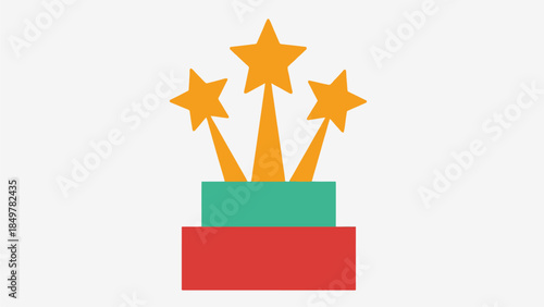 A blue ribbon with a checkmark icon symbolizing approval and validation on a white background from a straightforward viewpoint.