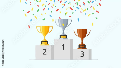 A blue ribbon with a checkmark icon symbolizing approval and validation on a white background from a straightforward viewpoint.