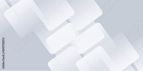 Modern white background with clean geometric shapes. Abstract business wallpaper design. Ideal for technology banners, presentations, websites, and professional digital projects. Vector illustration.