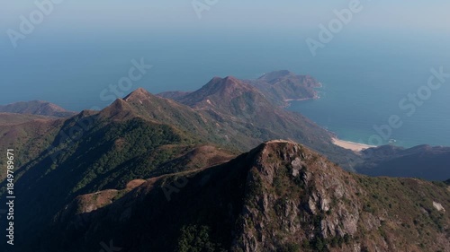 Sharp Peak Sai Kung Hong Kong Day Aerial