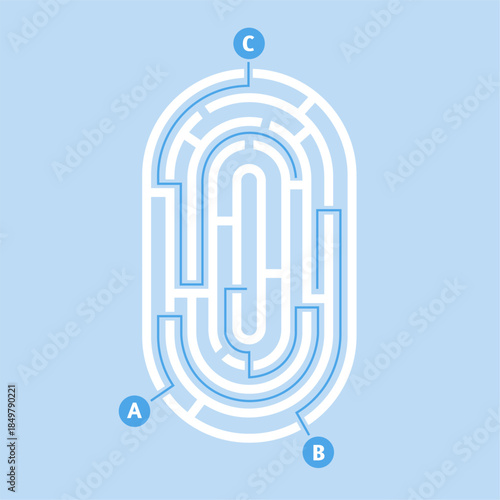 Finding solution and challenging way in complex maze