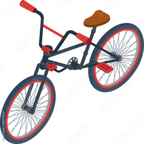 BMX bike model showcasing an extreme sport vehicle