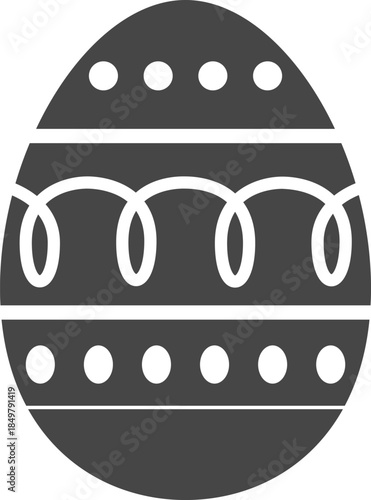 Decorated Easter egg symbol representing springtime celebration
