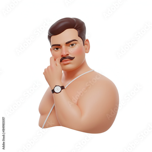 Indian freedom fighter strong patriotic leader illustration portrait representing republic day independence celebration national army courage sacrifice shahid divas unity history inspiration 