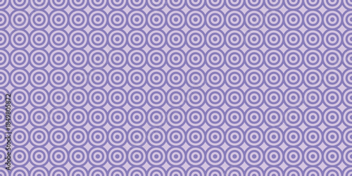 Purple concentric circle seamless pattern with diamonds in geometric layout retro pastel abstract wallpaper background for textile fashion wrapping paper print modern interior stylish design soft look