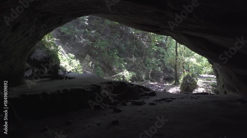 片野洞穴の風景（志布志市）