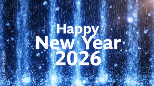 Wallpaper Mural Illuminated New Year 2026 Greeting with Soft Light Effects and Bokeh Background Torontodigital.ca