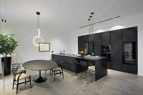 modern kitchen interior
