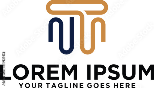 Modern Line Letter TW logo