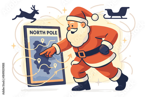 Santa's Festive Route Planning.