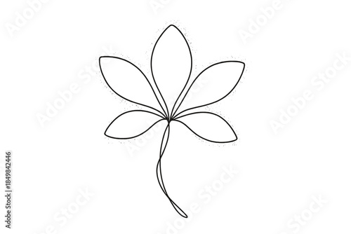 Radiant Pixel Petals. "Radiant pixel folk petals arranged in gradient patterns". Minimalistic one-line drawing