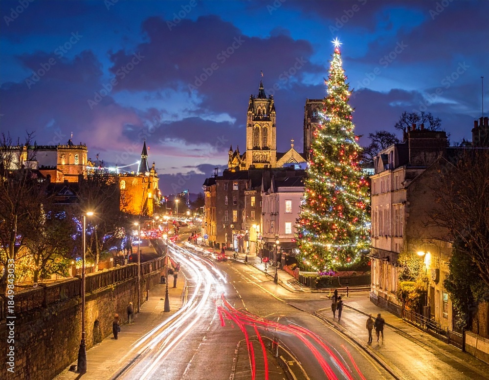 Fototapeta premium Bristol at Christmas time