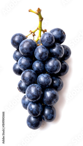grapes on a white background
