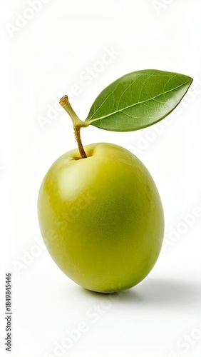 green oil isolated on white background