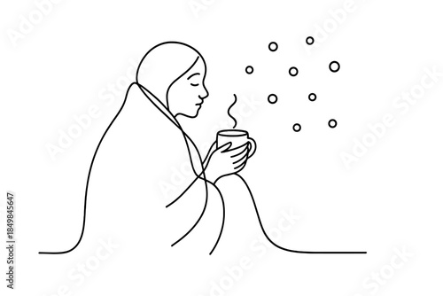 Snowy Morning Serenity.