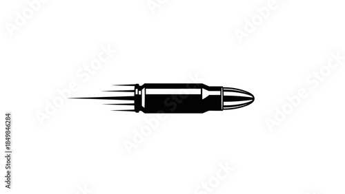 Bullet with Motion Blur Effect.