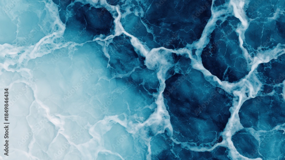 Obraz premium Capturing the chaos of ocean surface patterns seaside texture clean blue aerial view abstract concept