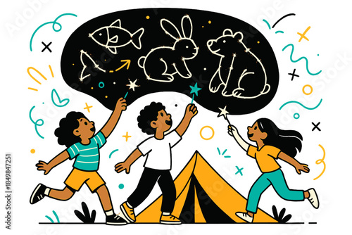 Imaginary Star Doodles.