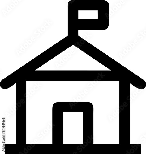 Flat City Transport Icons for App Interface