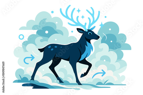 Enchanted Deer Illumination.