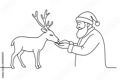 Reindeer Feeding Ritual.