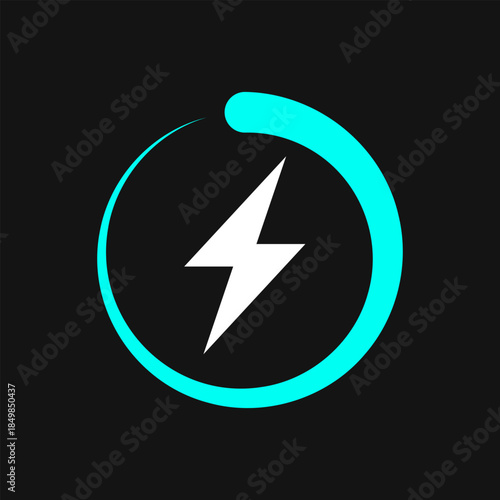 Battery charge icon in flat style. Accumulator recharge vector illustration on isolated background. Electrical power sign business concept.