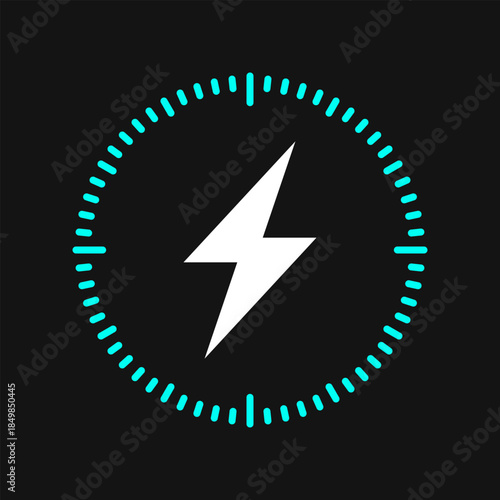 Battery charge icon in flat style. Accumulator recharge vector illustration on isolated background. Electrical power sign business concept.