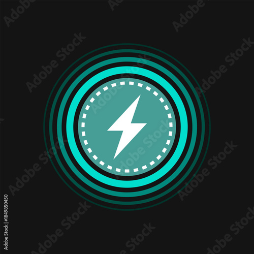 Battery charge icon in flat style. Accumulator recharge vector illustration on isolated background. Electrical power sign business concept.