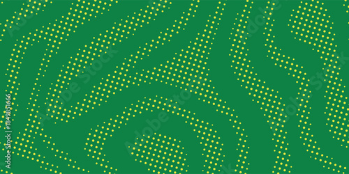 Halftone dots abstract brown color pattern gradient texture background. modern design