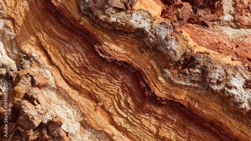Abstract natural rock formation layers texture