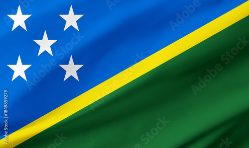 Free Download Solomon Islands flag background with waving fabric texture - GFXLoad