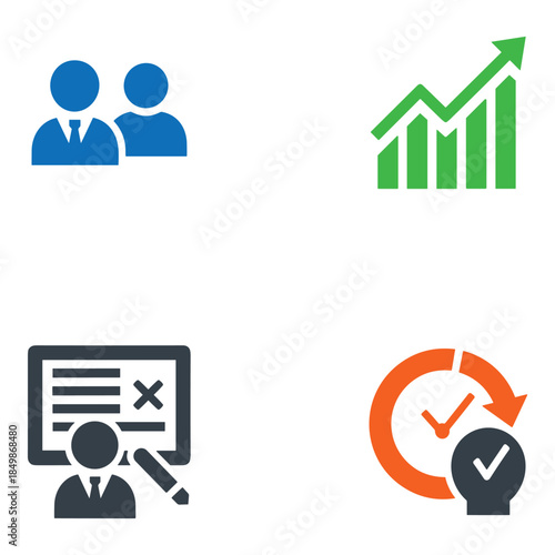 Business Teamwork Success Strategy Planning