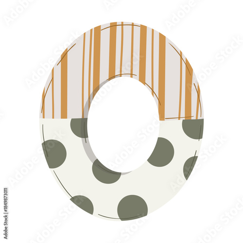 Hand-drawn boho baby nursery vector set with clothes, strollers, and nature elements in neutral earthy tones for kids' textile, stationery, and room decor