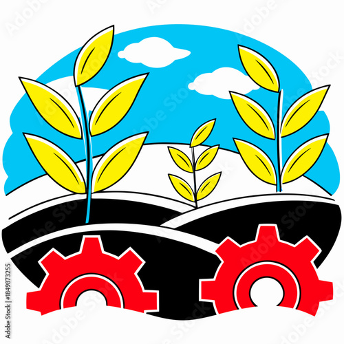 set of laurel wreaths