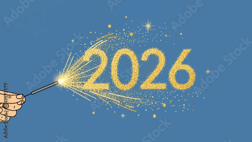 Dynamic vector illustration of a whisk in motion, suggesting the action of mixing or beating ingredients.