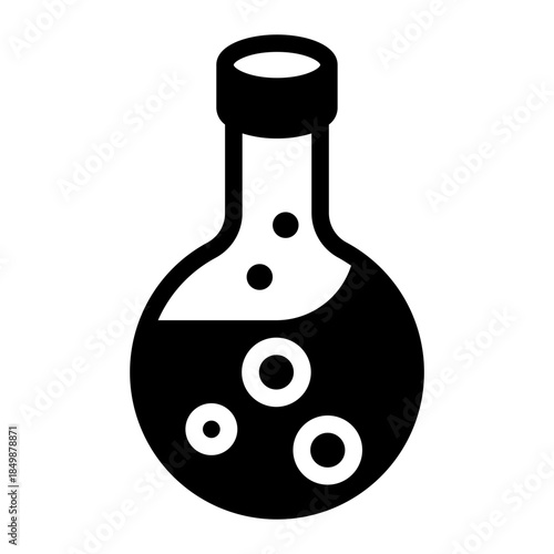 chemical glyph icon
