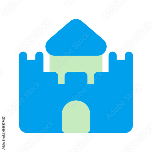 castle duo tone icon