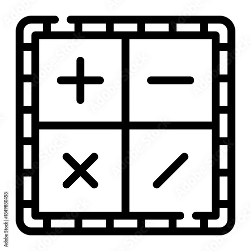 math line icon