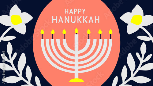 Celebrate hanukkah with a beautiful menorah